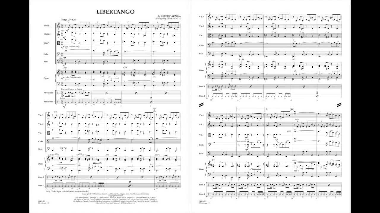 libertango score